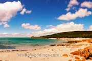 western australian beaches are world-class for weddings