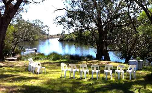 fairytale wedding on the banks of the blackwood river