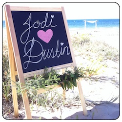 jodi and dustin were married by celebrant Anita Revel at Aqua Resort Busselton