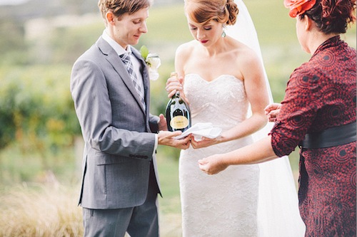 Stella and Ryan personalised their margaret river wedding 