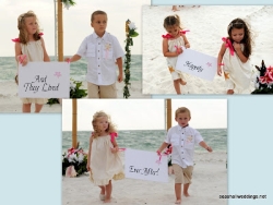 wedding signs suitable for 3 children