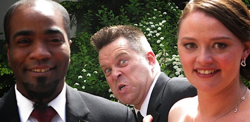 nobody wants talky face in their wedding photos