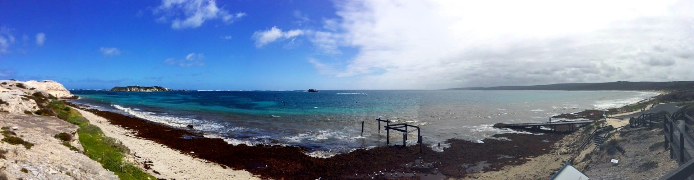 weather clearing at Hamelin Bay wedding