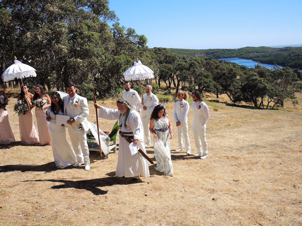 wedding with druid priest margaret river