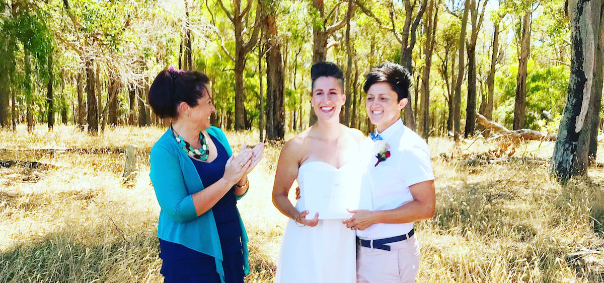 same sex wedding margaret river