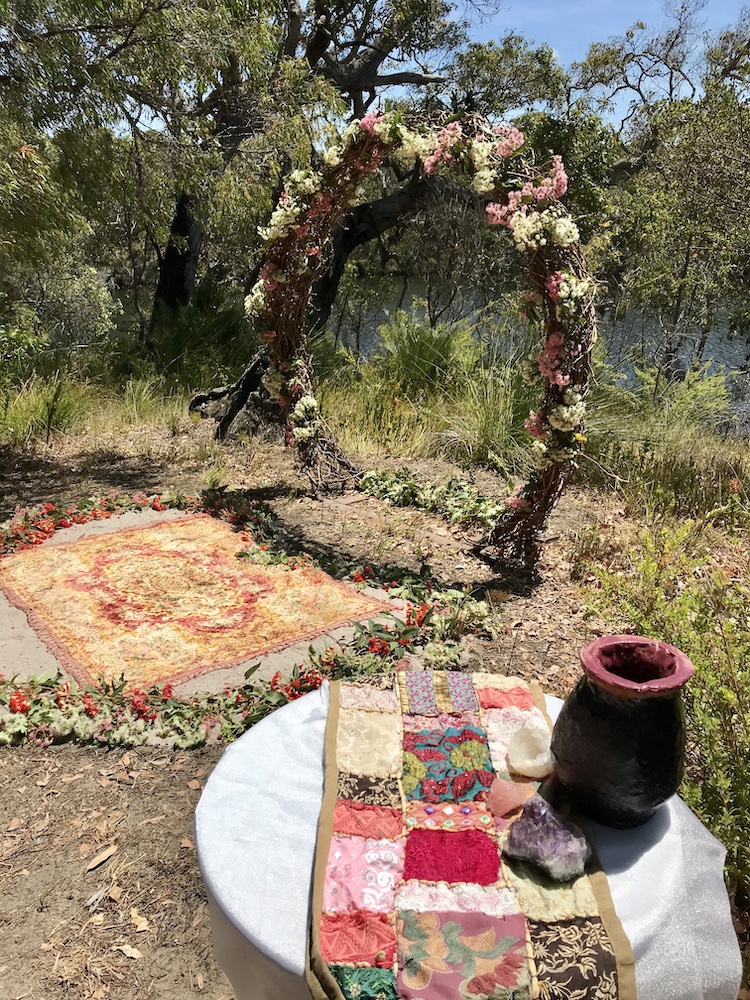 pagan ceremony altar