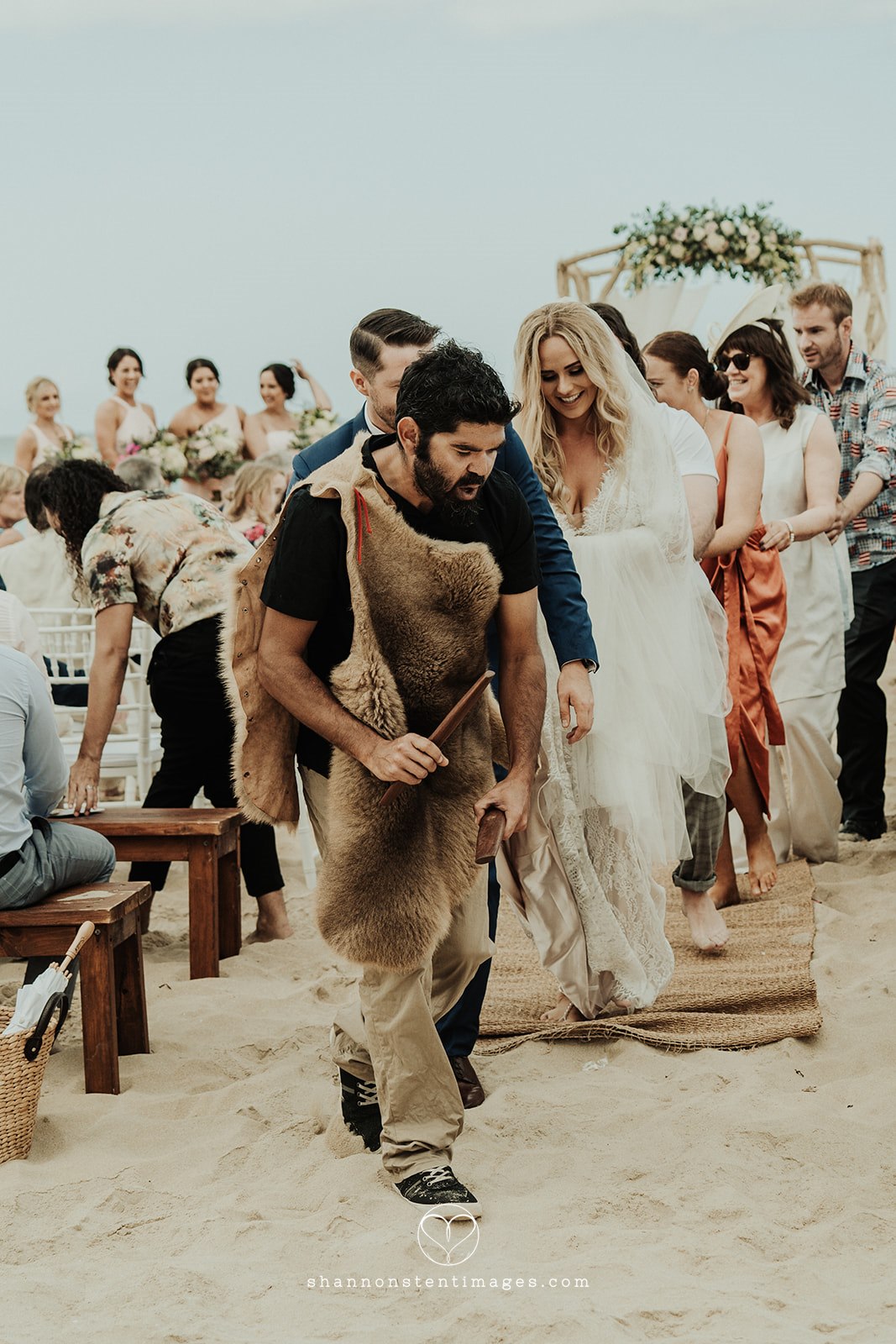 rainbow serpent ritual in wedding ceremony zac webb anita revel