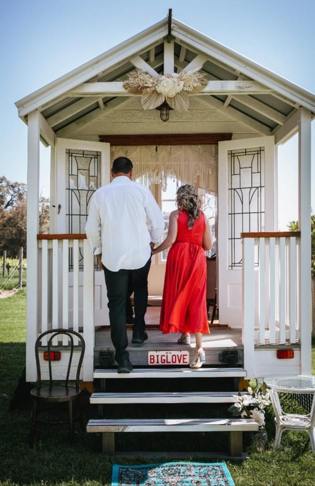 pop up wedding margaret river