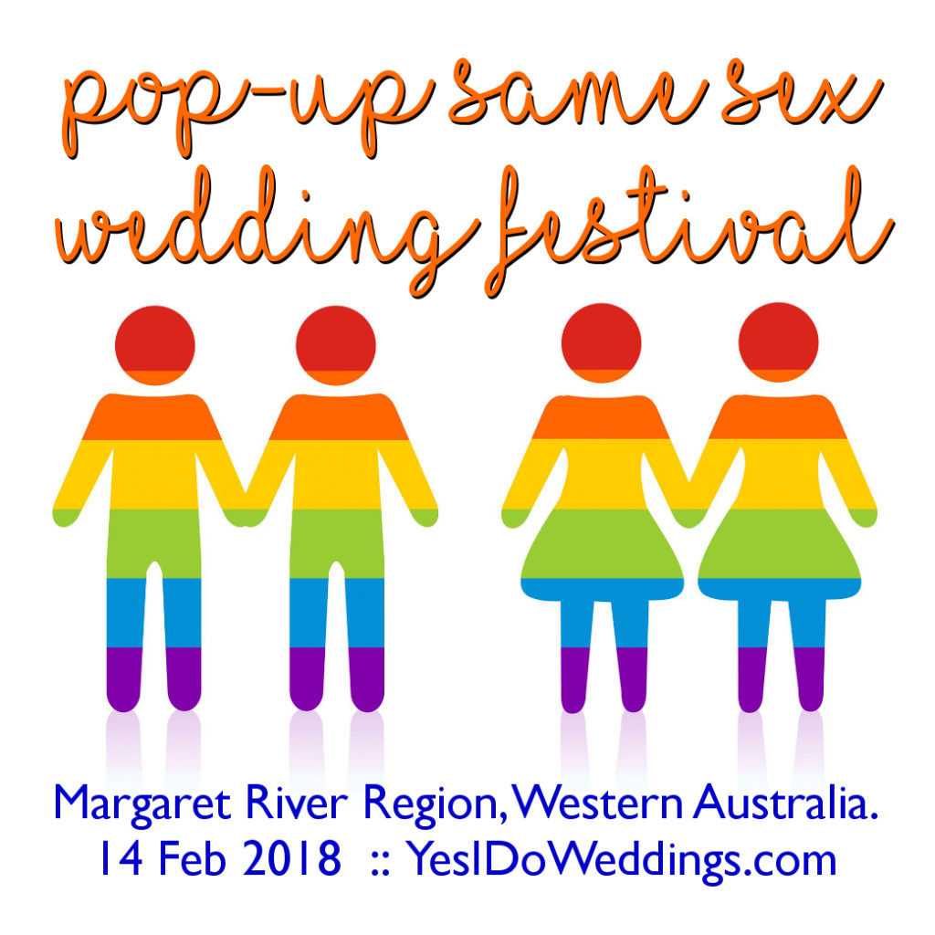 Pop Up Same Sex Wedding Margaret River Region Register Today