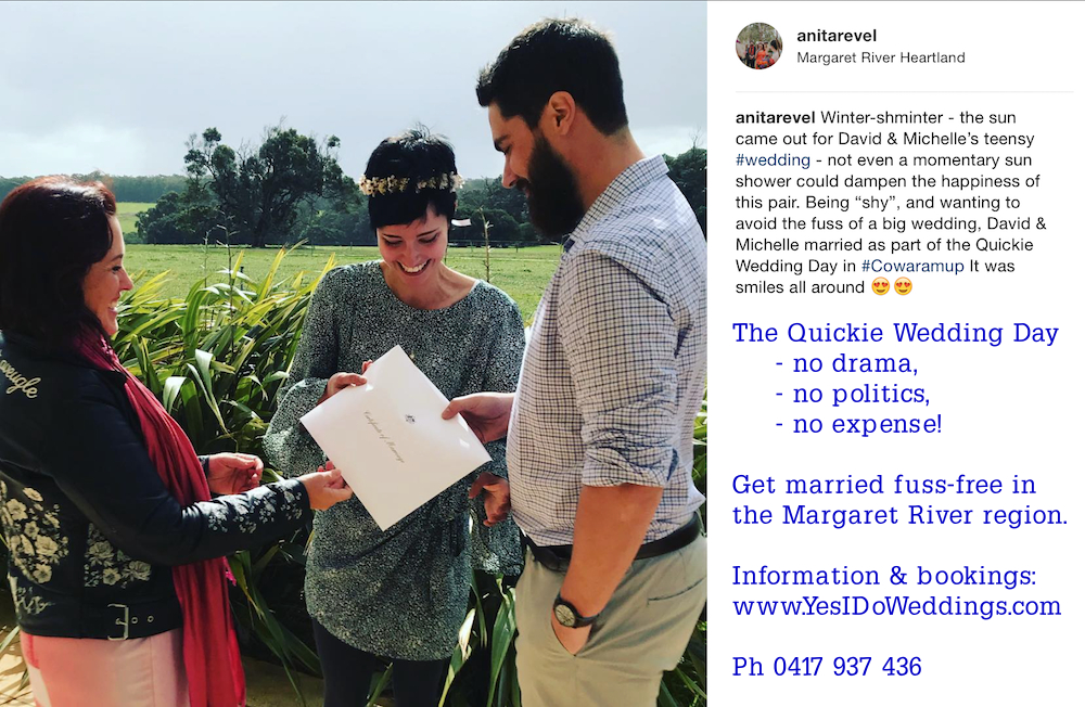 Sat 9 March 2019: Quickie Wedding Day