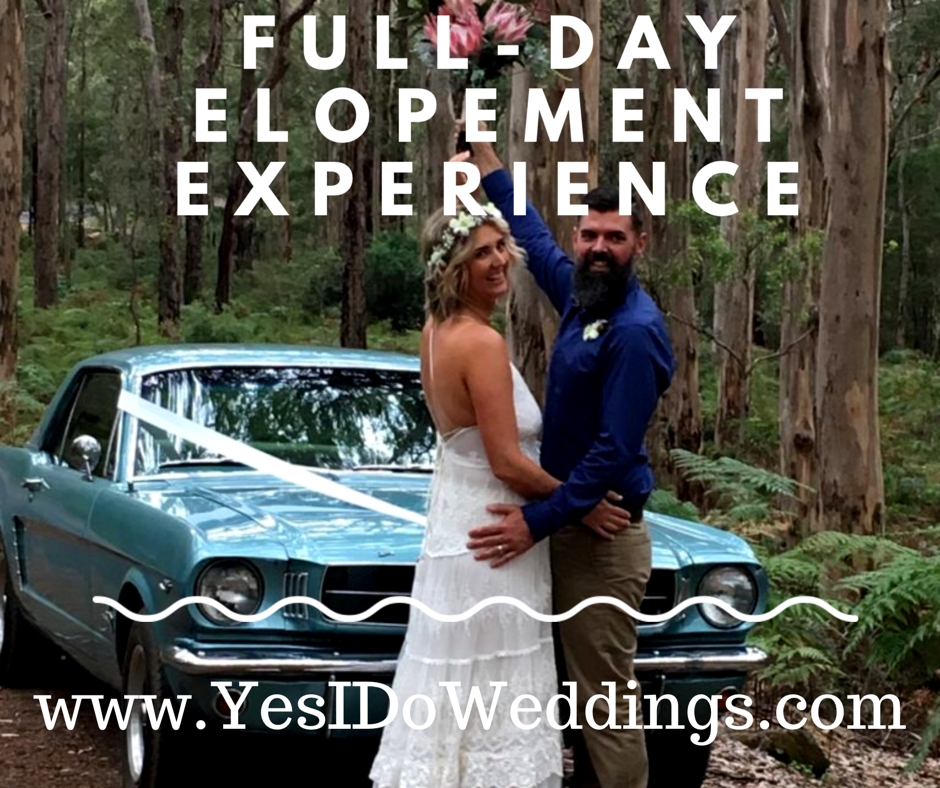 23 December 2020: Full-Day Elopement Experience in a 1965 Mustang BOOKINGS CLOSED