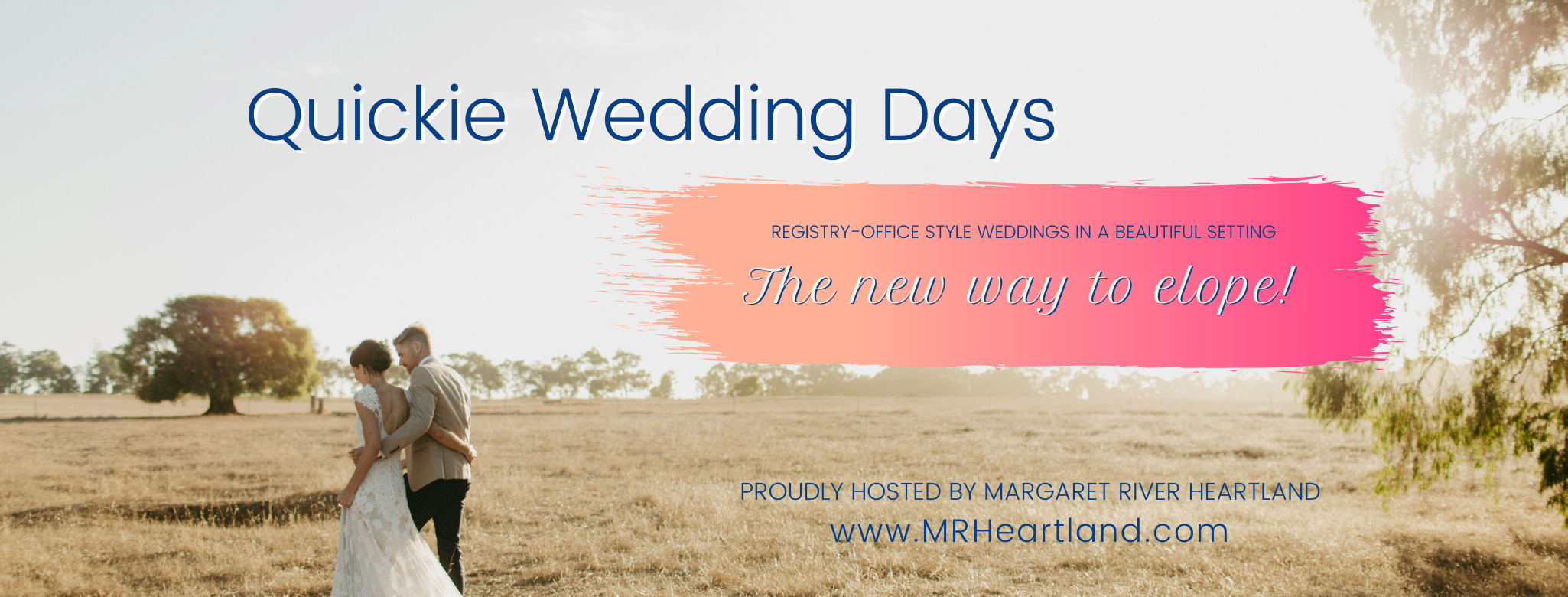 28 October 2022: Quickie Wedding Day Margaret River