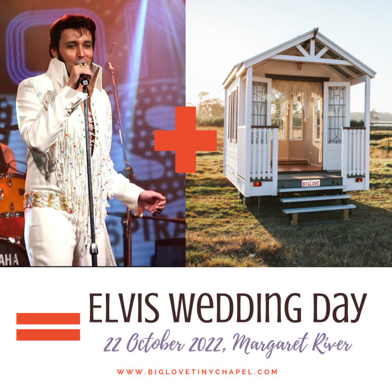 Elvis wedding day Margaret River 2022
