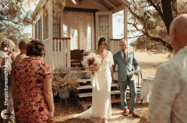 pop up wedding at margaret river heartland